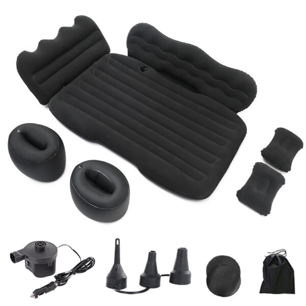 Ensemble de Matelas Gonflable pour Siège Arrière de Voiture avec Accessoire Oreiller – Image 18