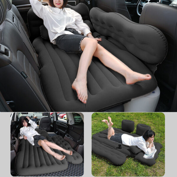 Ensemble de Matelas Gonflable pour Siège Arrière de Voiture avec Accessoire Oreiller – Image 12