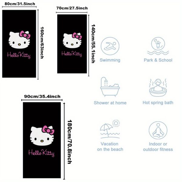 Serviette de Plage Sanrio Hello Kitty – Image 3