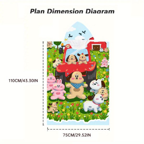 Poncho de plage de Ferme Mignons – Image 4