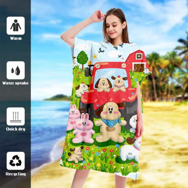 Poncho de plage de Ferme Mignons – Image 6