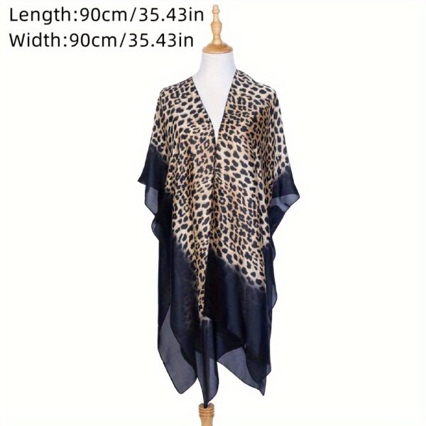 Kimono Léopard Dégradé d'Été – Image 5