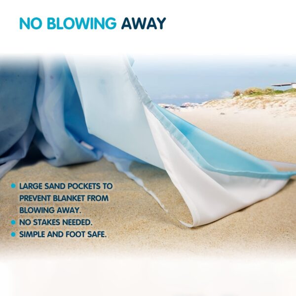 Drap de plage Motif de grande tortue de mer – Image 6