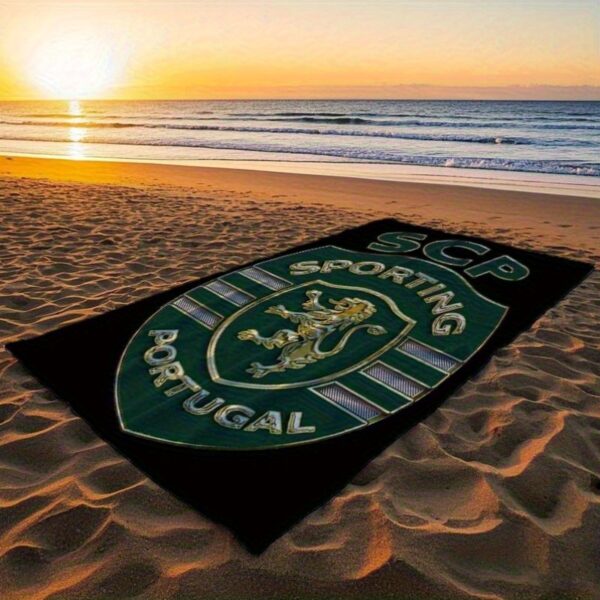 Serviette de plage Sporting Clube de Portugal – Image 2