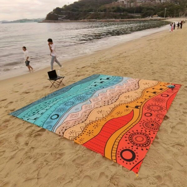Drap de plage à motif tribal – Image 8