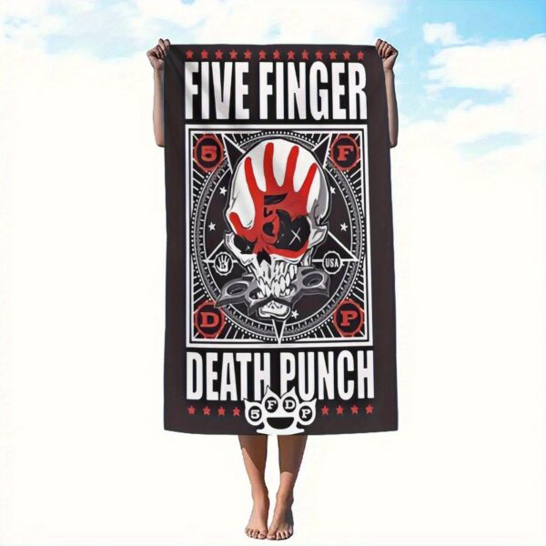Serviette de plage Five Finger Death Punch – Image 6