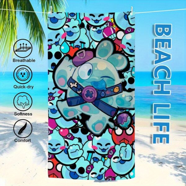 serviette de plage en dessin animé Brawl – Image 6