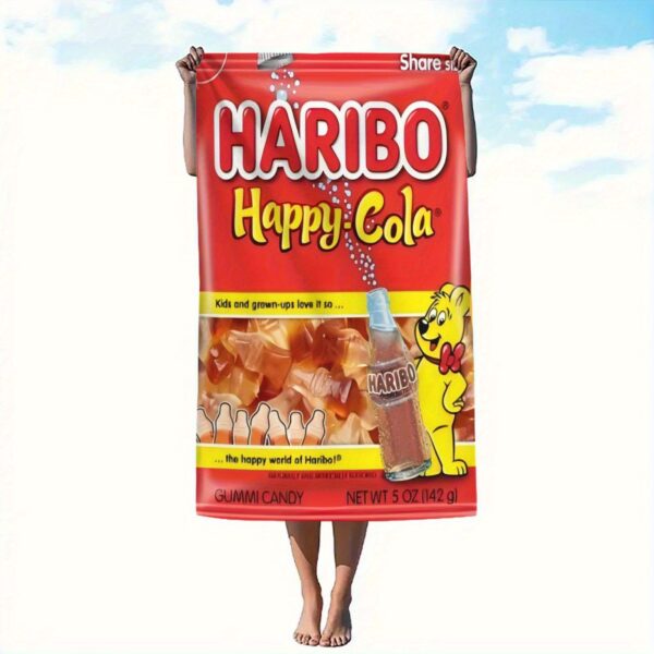 Serviette de plage HARIBO Happy Cola – Image 2