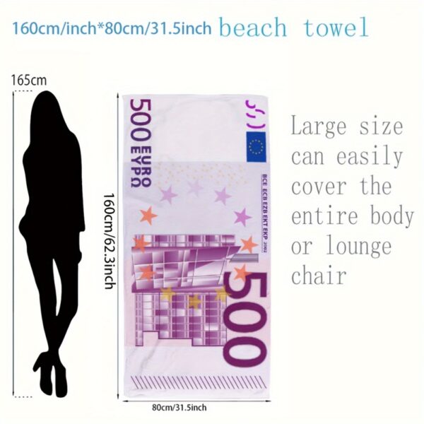 Serviettes de plage euros – Image 8