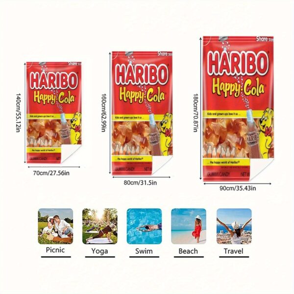 Serviette de plage HARIBO Happy Cola – Image 4