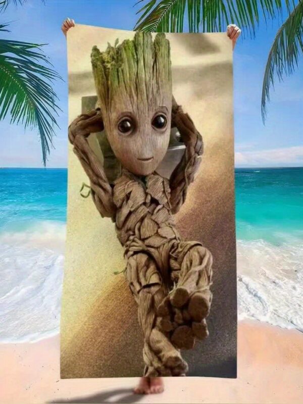 Serviette de Plage Marvel Groot – Image 11