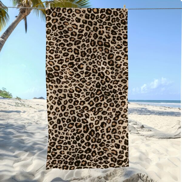 Serviette de Plage Léopard – Image 2