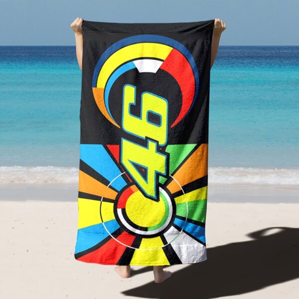 Serviette de Plage Motard Numéro 46