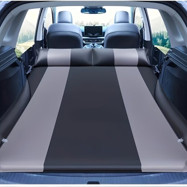 Matelas gonflable RV compact à double couleur avec housse en polyester durable