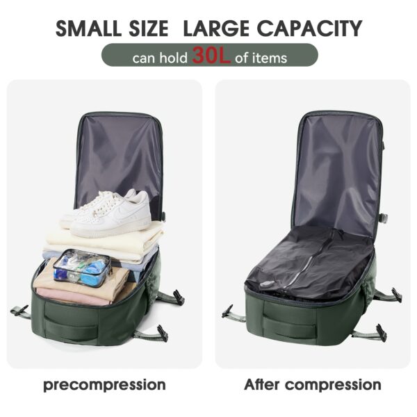 Sac à dos de compression sous vide - Approuvé pour l'avion, 40x25x20cm – Image 8