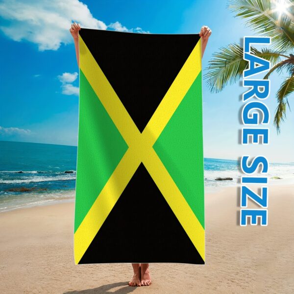 Serviette de Plage Drapeau Jamaïque – Image 5