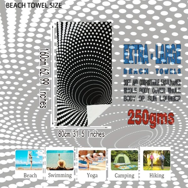 Serviette de plage Black Hole – Image 4