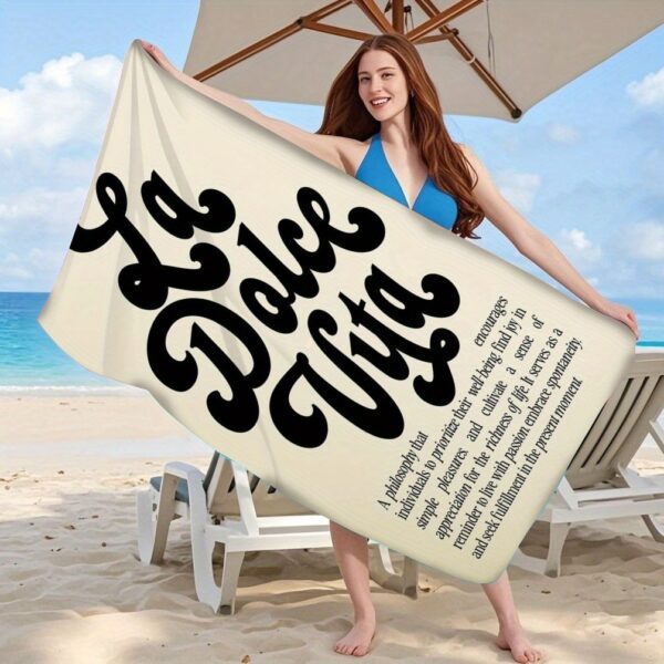 Serviette de Plage "La Dolce Vita" – Image 4