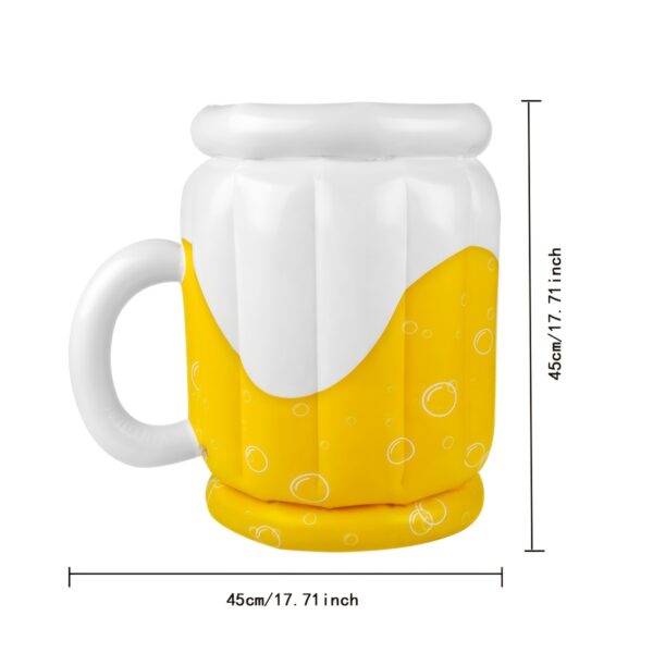 Grand refroidisseur gonflable avec design de bouteille de bière – Image 10