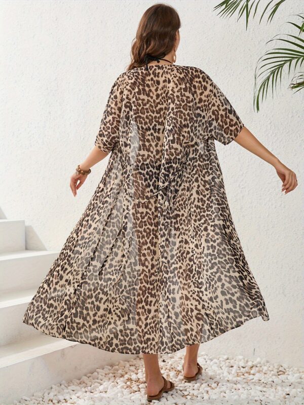 Kimono de Plage leopard – Image 2