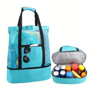 Sac de plage minimaliste à double compartiment