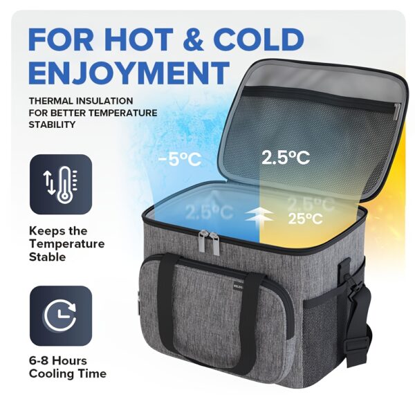 Sac isotherme pour bière de grande capacité 30L avec ouvre-bouteille – Image 5