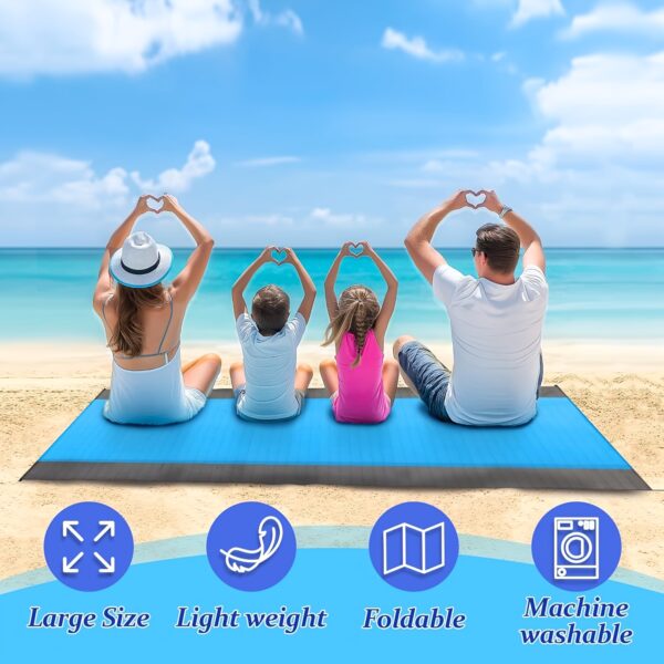 Drap de plage  200x210 cm Bicolores – Image 6