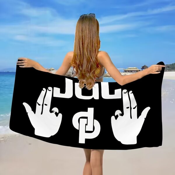 Serviette de plage Rapper JuL – Image 2