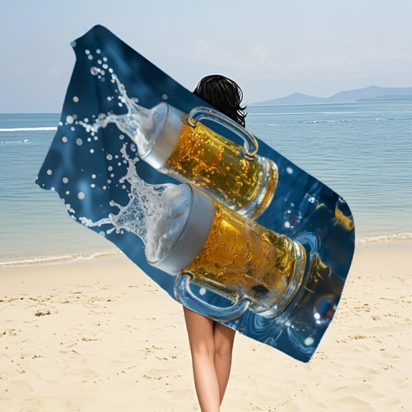 Serviette de plage pour les amateurs de bière – Image 6