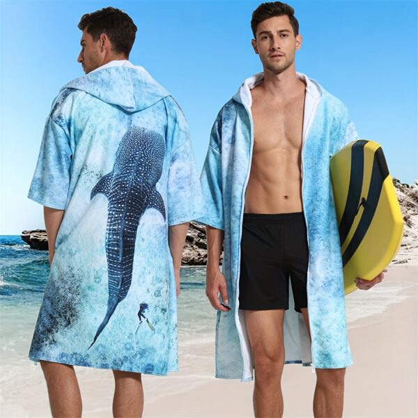 2 Ponchos de plage imprimés – Image 3