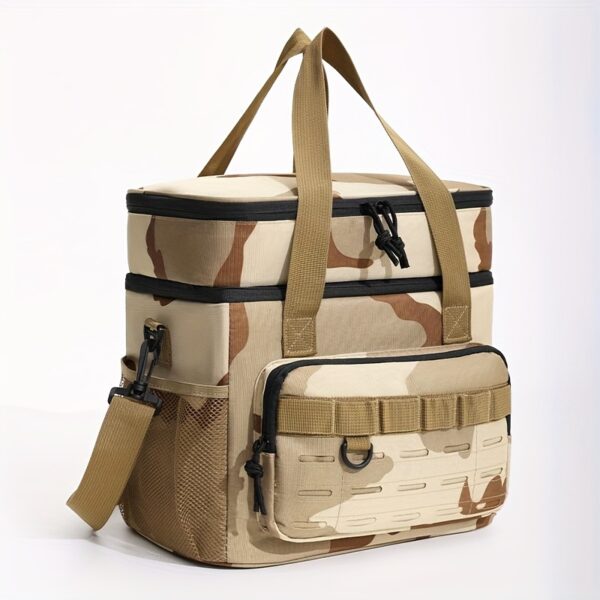 Sac isotherme isolé double couche de grande capacité – Image 9