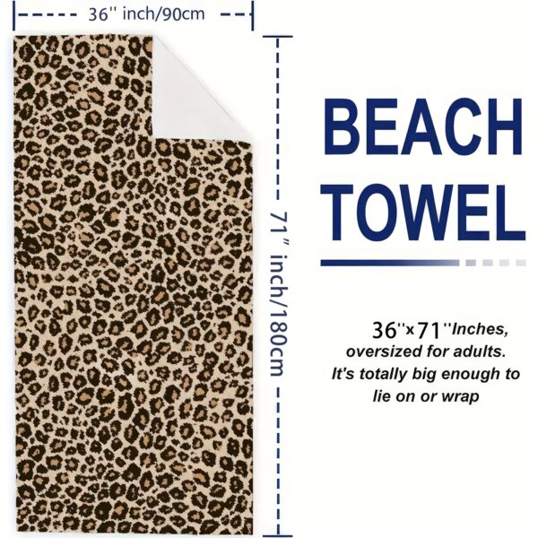 Serviette de Plage Léopard – Image 7
