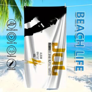Serviette de Plage Rapper JuL "C'est Pas Des Lol"