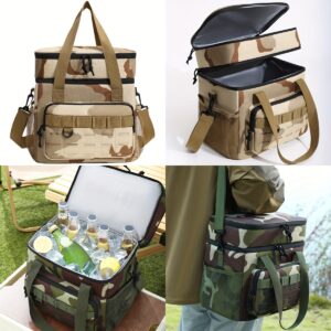Sac isotherme isolé double couche de grande capacité