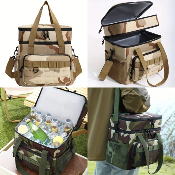 Sac isotherme isolé double couche de grande capacité