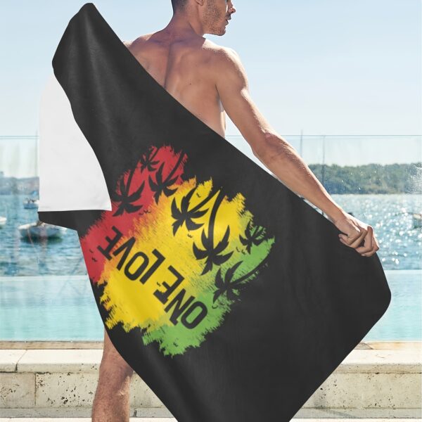 Serviette de Plage en Microfibre ONE LOVE – Image 2