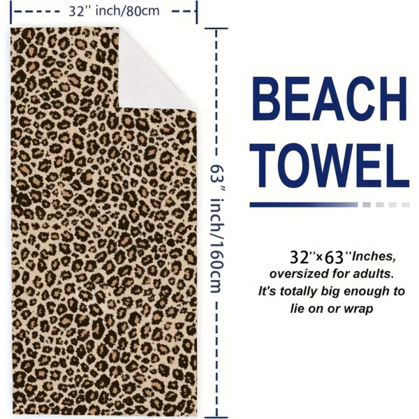 Serviette de Plage Léopard – Image 5
