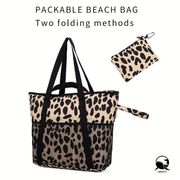 Sac de Plage Pliant Luxueux avec Grand Format – Image 2