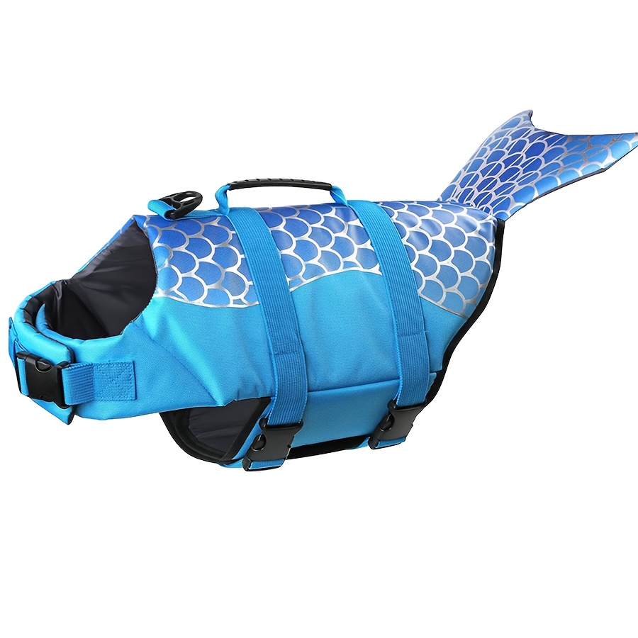 Veste de survie pour chien en forme de sirène requin – Image 11