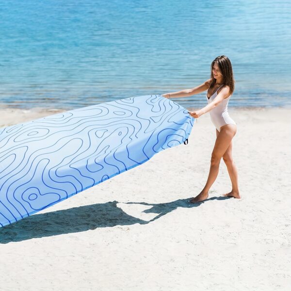 Drap de plage Largebleu – Image 6