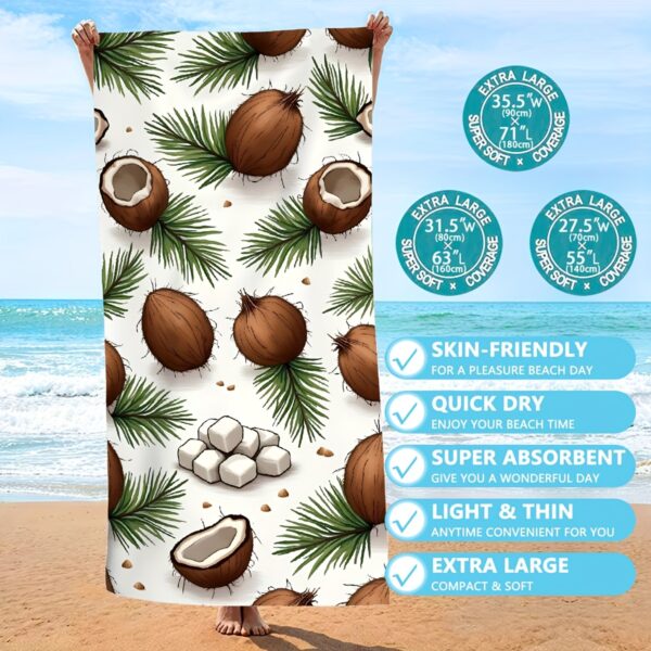 Serviette de Plage coco – Image 2