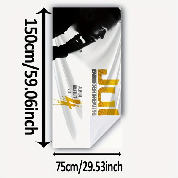 Serviette de Plage Rapper JuL "C'est Pas Des Lol" – Image 6