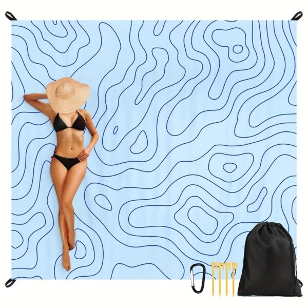 Drap de plage Largebleu – Image 2