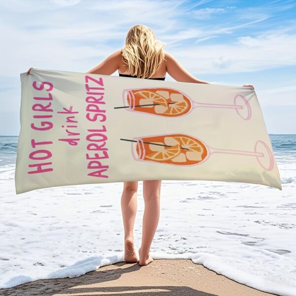 Serviette de plage Aperol Spritz – Image 4