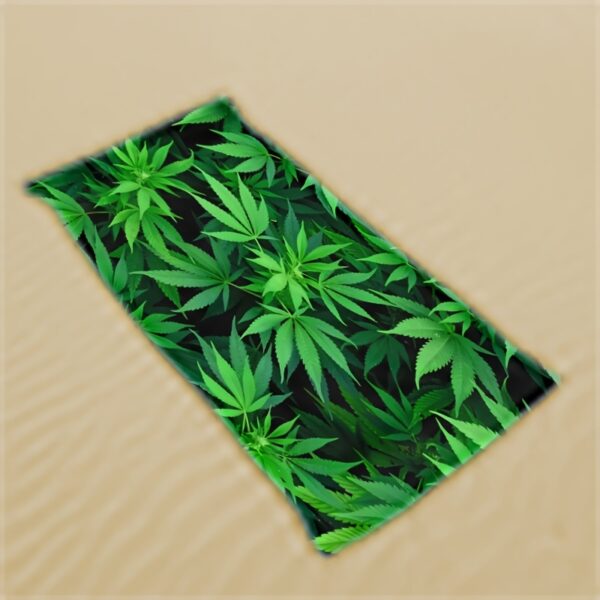 Serviette de Plage Feuilles canna – Image 4