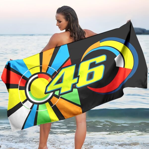 Serviette de Plage Motard Numéro 46 – Image 4