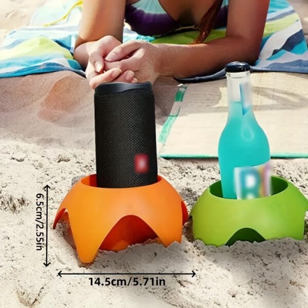 3pcs Plateaux de Tasses de Plage, Porte-tasses de Plage – Image 4