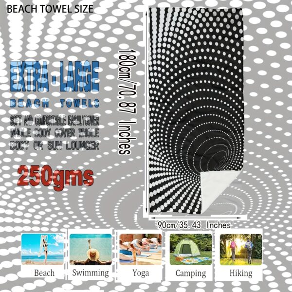 Serviette de plage Black Hole – Image 3