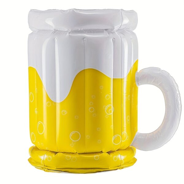 Grand refroidisseur gonflable avec design de bouteille de bière – Image 3