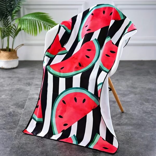 Serviette de plage en microfibre de style tropical – Image 3